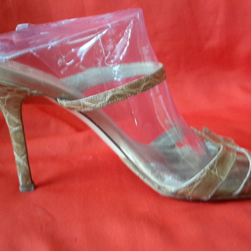 Franco Fieramosca Open Toe Heels Size 39.5